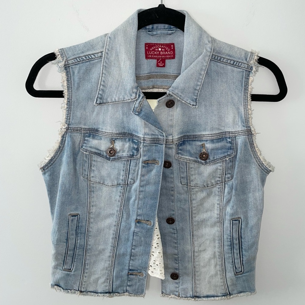 Lucky brand JEAN VEST small